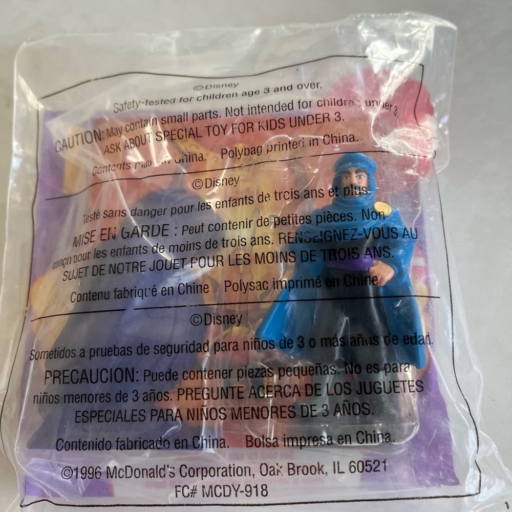 New McDonald’s Aladin Vintage Collectable Cassie